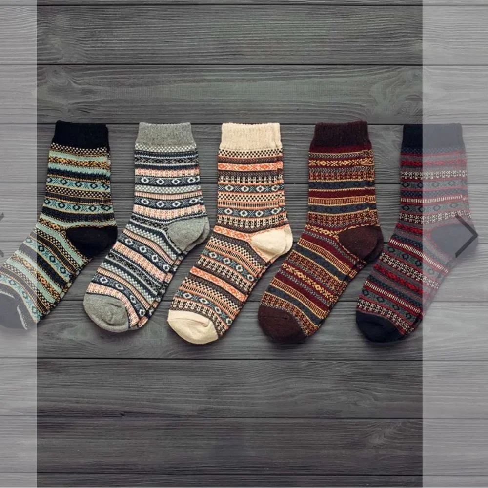 NORDIC SOCKS RAGNER (5 PAIRS) COLLECTION NWT M NWT in packaging
